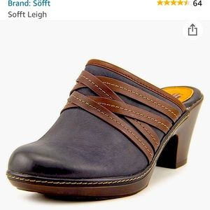 Söfft  clogs with heels, style Leigh